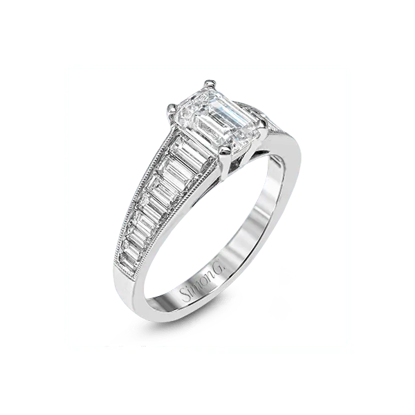 Platinum Semi-mount Engagement Ring Diamond Showcase Longview, WA