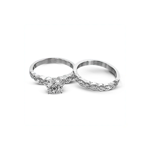 Platinum Wedding Set Image 2 Diamond Showcase Longview, WA