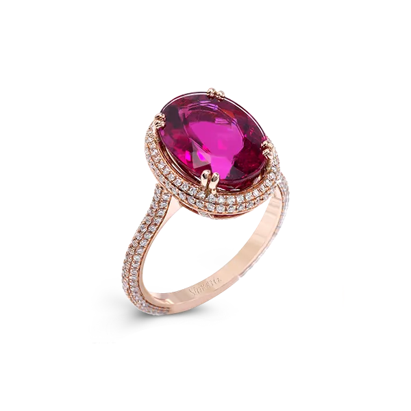 18k Rose Gold Gemstone Fashion Ring Quenan's Fine Jewelers Georgetown, TX