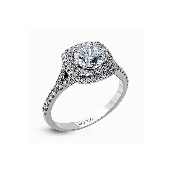 18k White Gold Semi-mount Engagement Ring Diamond Showcase Longview, WA