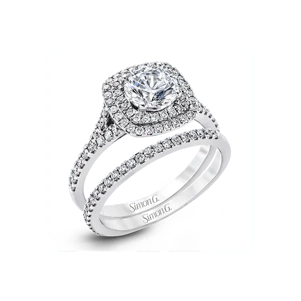 18k White Gold Wedding Set Diamond Showcase Longview, WA