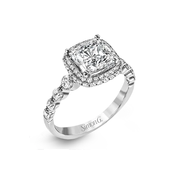 Platinum Semi-mount Engagement Ring Diamond Showcase Longview, WA