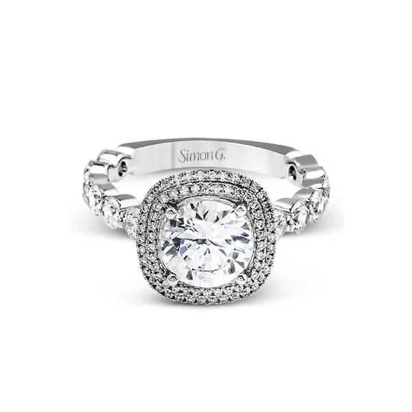 Platinum Semi-mount Engagement Ring Diamond Showcase Longview, WA