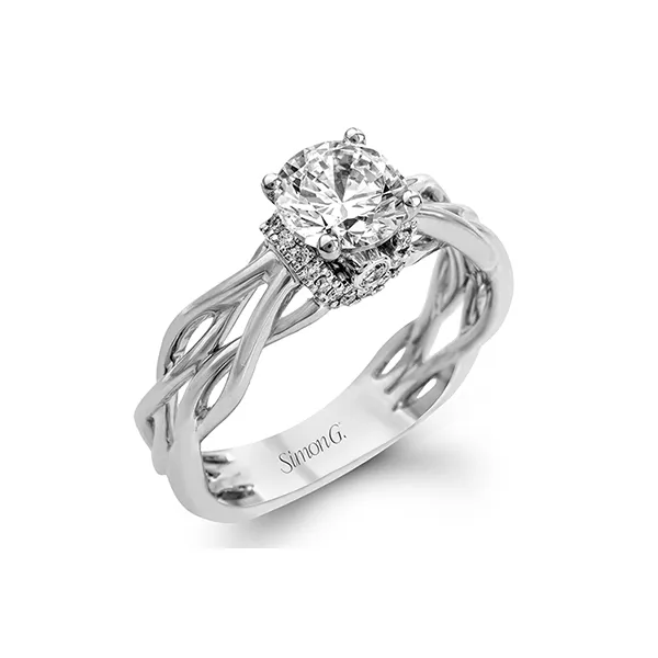 Platinum Semi-mount Engagement Ring Diamond Showcase Longview, WA