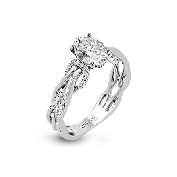 18k White Gold Semi-mount Engagement Ring Diamond Showcase Longview, WA