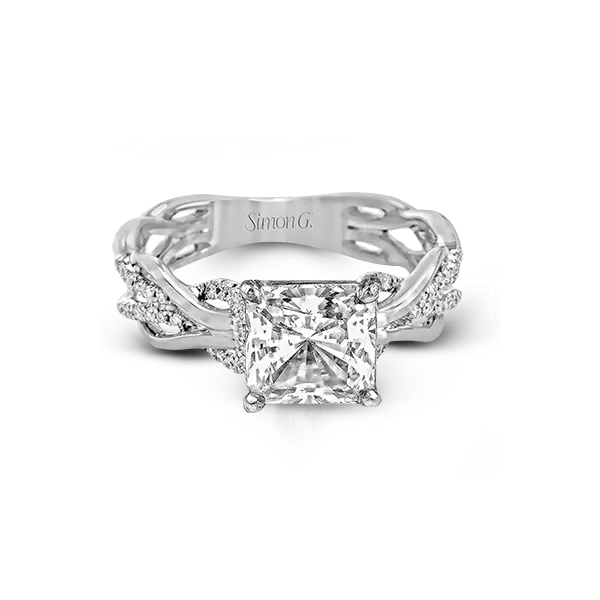 Platinum Semi-mount Engagement Ring Diamond Showcase Longview, WA
