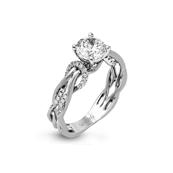 18k White Gold Semi-mount Engagement Ring Diamond Showcase Longview, WA