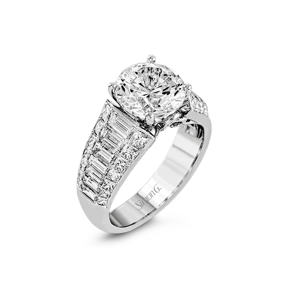 18k White Gold Semi-mount Engagement Ring Diamond Showcase Longview, WA