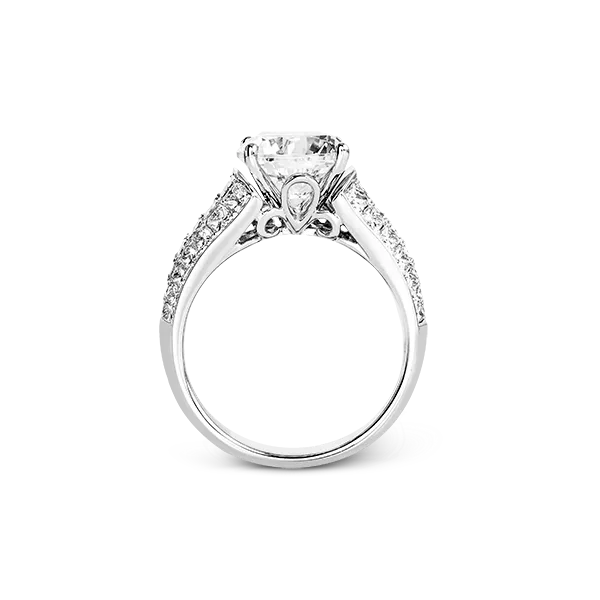 18k White Gold Semi-mount Engagement Ring Image 3 Diamond Showcase Longview, WA