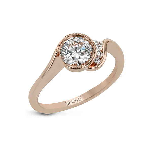 18k Rose Gold Semi-mount Engagement Ring Diamond Showcase Longview, WA