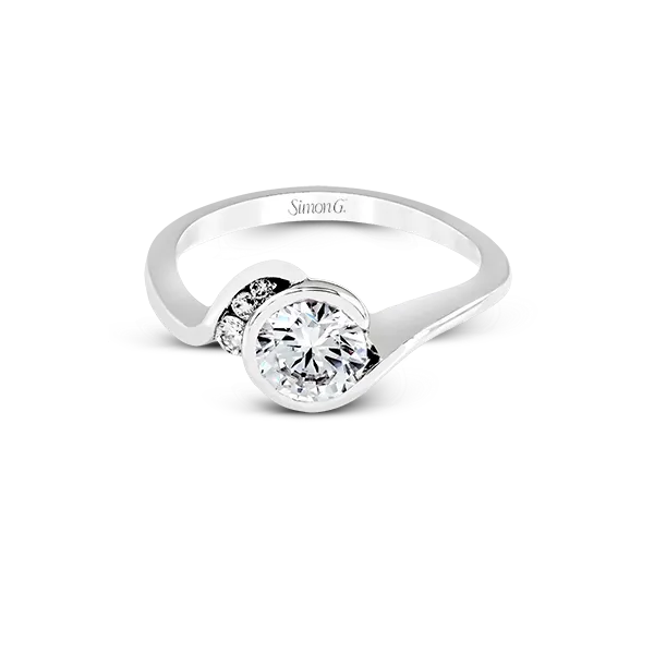 Platinum Semi-mount Engagement Ring Image 2 Diamond Showcase Longview, WA