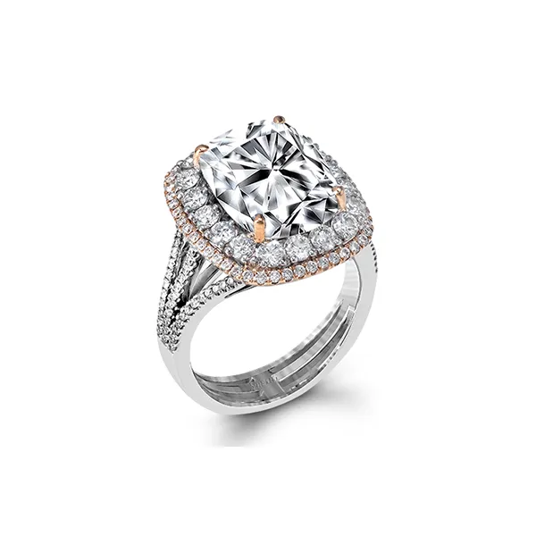 18k White & Rose Gold Gemstone Fashion Ring Diamond Showcase Longview, WA