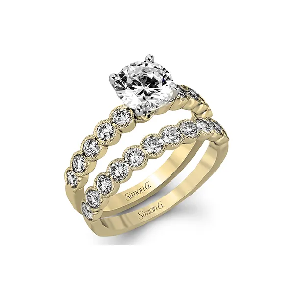 18k Yellow Gold Wedding Set Diamond Showcase Longview, WA