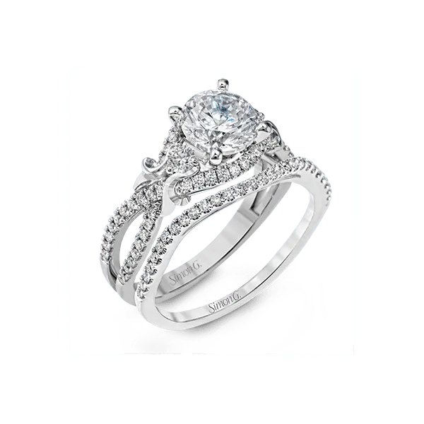 18k White Gold Wedding Set Diamond Showcase Longview, WA