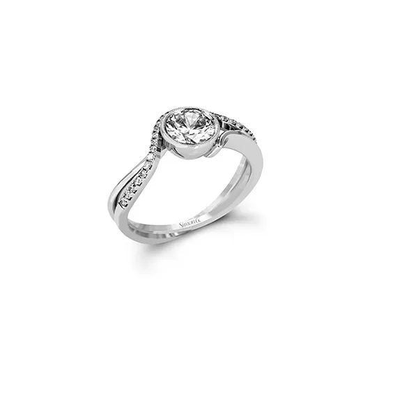 Platinum Semi-mount Engagement Ring Diamond Showcase Longview, WA