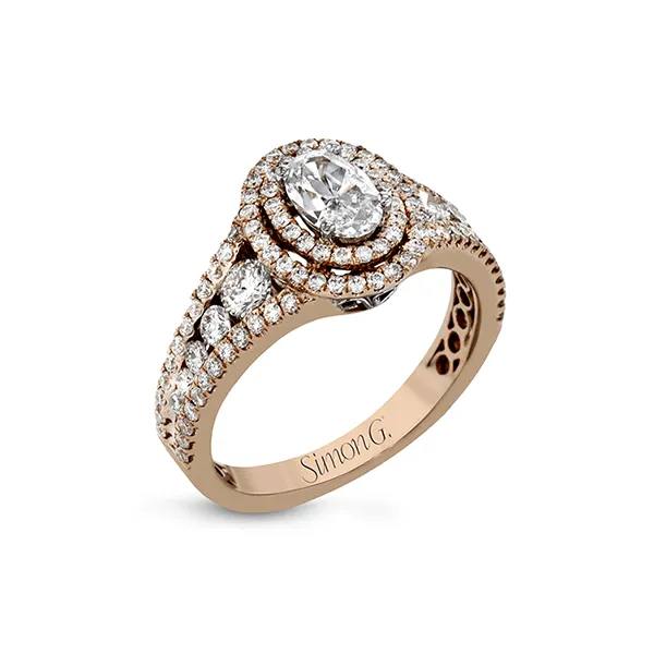 18k Rose Gold Semi-mount Engagement Ring The Diamond Shop, Inc. Lewiston, ID