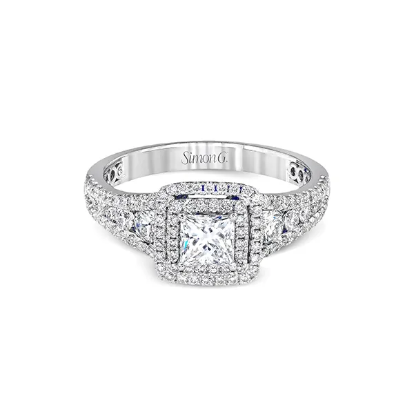 Platinum Semi-mount Engagement Ring Image 2 Diamond Showcase Longview, WA