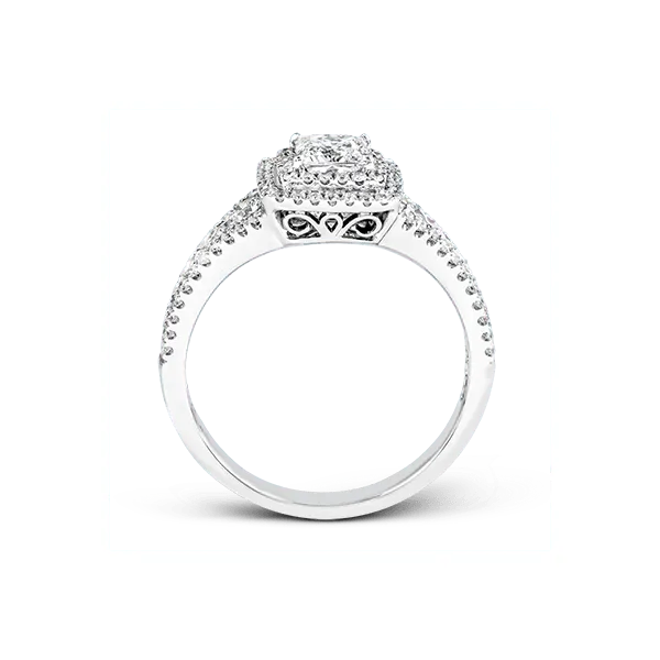 Platinum Semi-mount Engagement Ring Image 3 Diamond Showcase Longview, WA