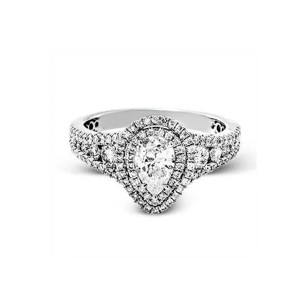 18k White Gold Semi-mount Engagement Ring Image 2 Diamond Showcase Longview, WA