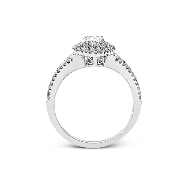 Platinum Semi-mount Engagement Ring Image 3 Diamond Showcase Longview, WA