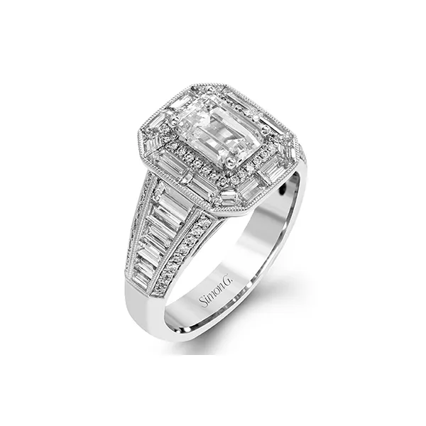 Platinum Semi-mount Engagement Ring Diamond Showcase Longview, WA