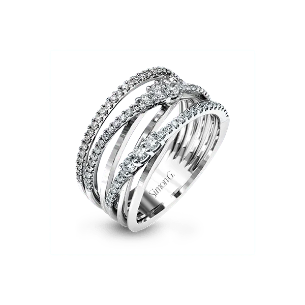 18k White Gold Diamond Fashion Ring Diamonds Direct St. Petersburg, FL
