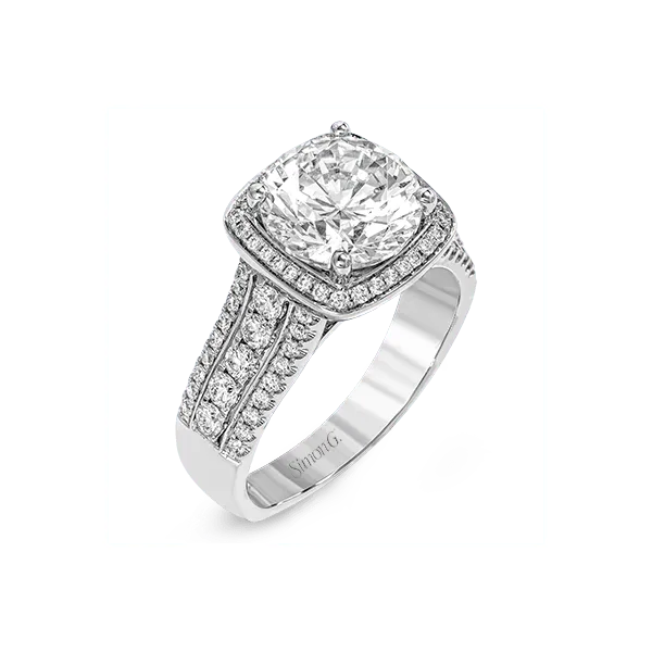 18k White Gold Semi-mount Engagement Ring Diamond Showcase Longview, WA