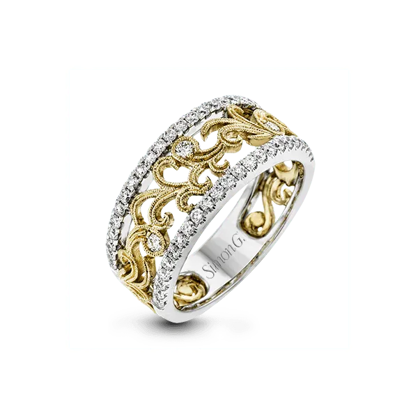 18k Two-tone Gold Diamond Fashion Ring Diamond Showcase Longview, WA