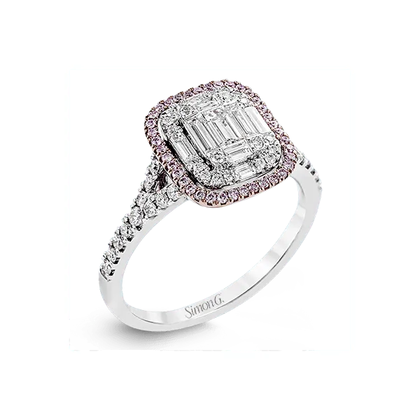 18k White & Rose Gold Diamond Fashion Ring Diamond Showcase Longview, WA