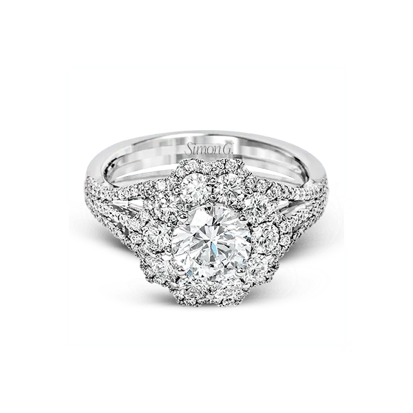 Platinum Semi-mount Engagement Ring Image 2 James & Williams Jewelers Berwyn, IL