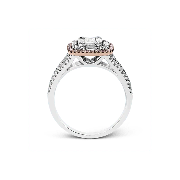 18k White & Rose Gold Diamond Fashion Ring Image 3 Diamond Showcase Longview, WA