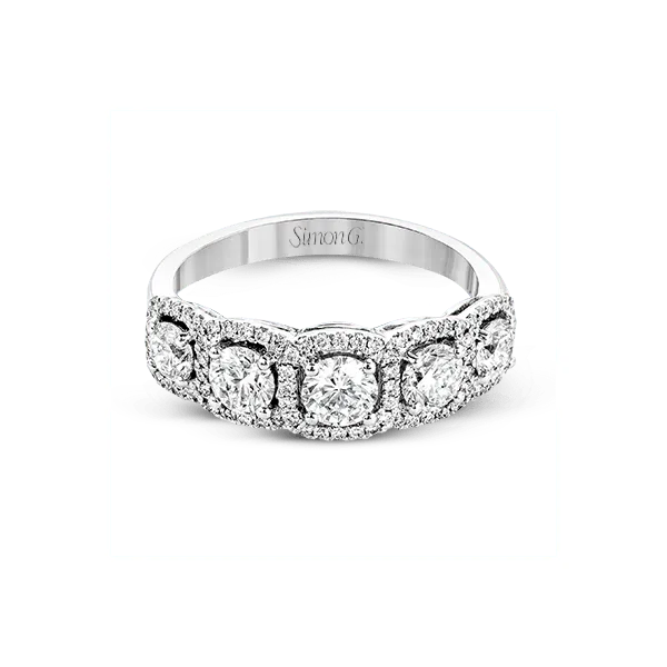 18k White Gold Anniversary Band Image 2 Diamond Showcase Longview, WA