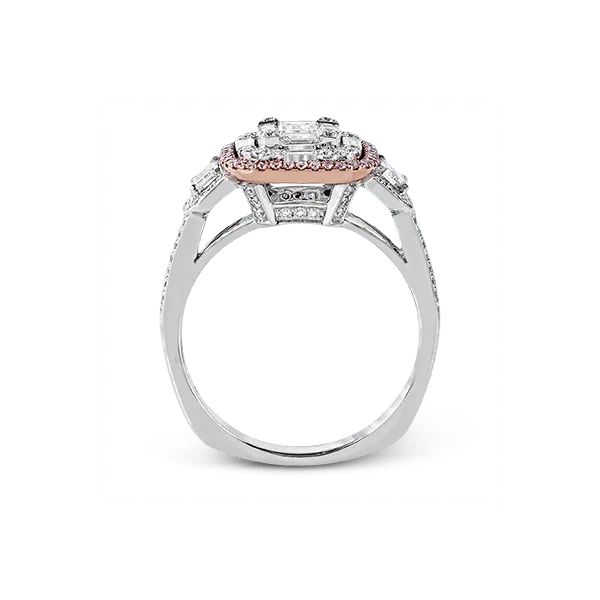 18k White & Rose Gold Diamond Fashion Ring Image 3 Diamond Showcase Longview, WA