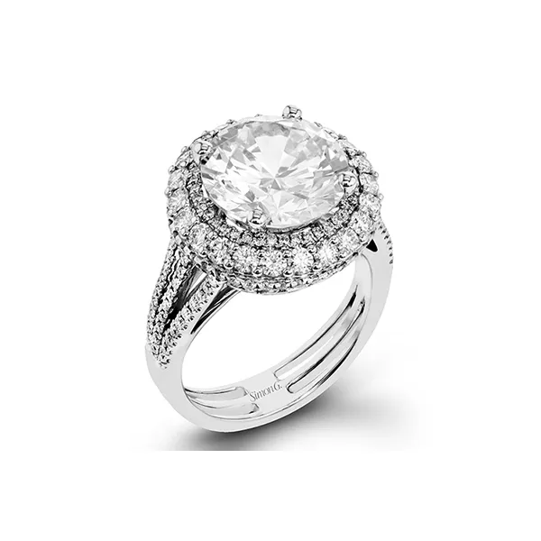 Platinum Semi-mount Engagement Ring Diamond Showcase Longview, WA