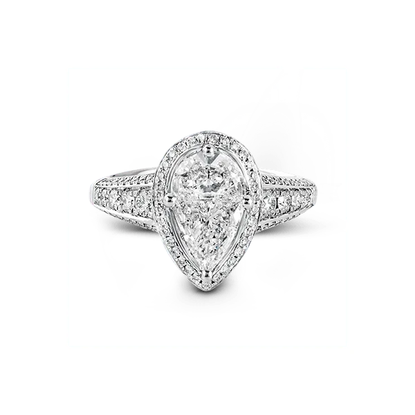 18k White Gold Semi-mount Engagement Ring Image 2 Diamond Showcase Longview, WA