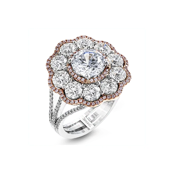 Platinum Semi-mount Engagement Ring Diamond Showcase Longview, WA