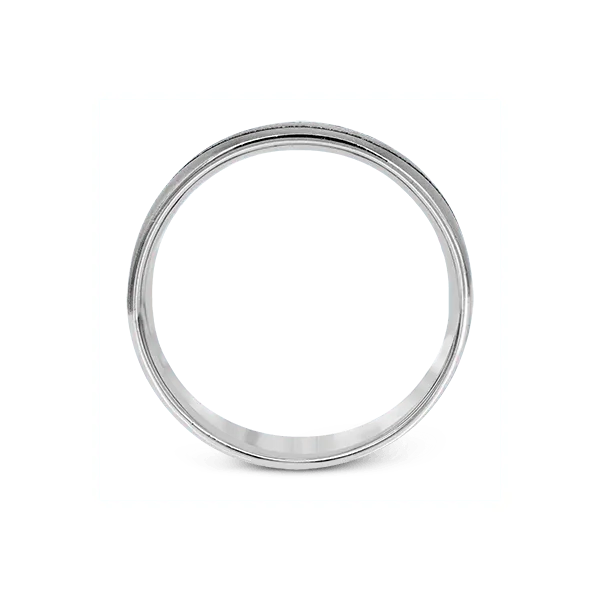 Platinum Men's Wedding Band Image 2 Diamond Showcase Longview, WA