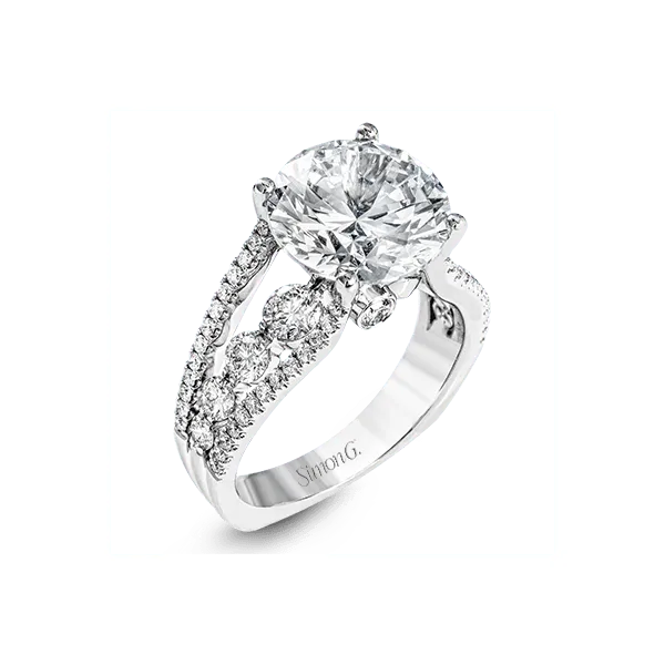 Platinum Semi-mount Engagement Ring Diamond Showcase Longview, WA
