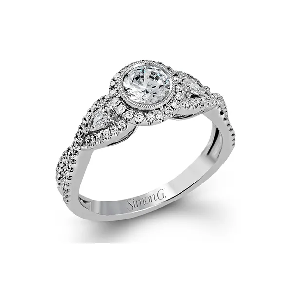 18k White Gold Semi-mount Engagement Ring Diamond Showcase Longview, WA