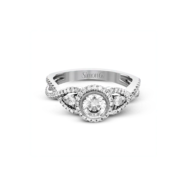 Platinum Semi-mount Engagement Ring Image 2 Diamonds Direct St. Petersburg, FL