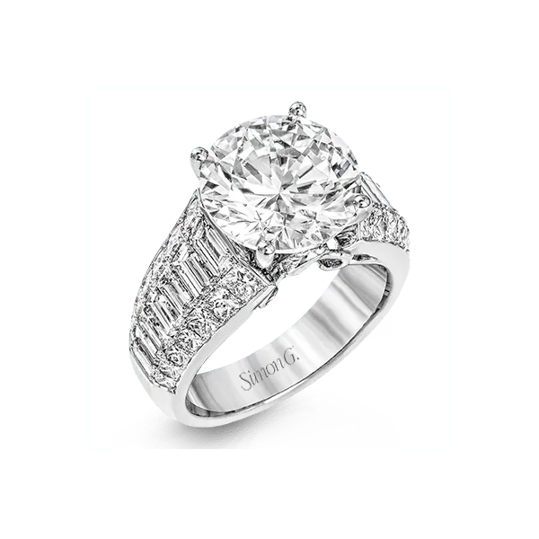 18k White Gold Semi-mount Engagement Ring Diamond Showcase Longview, WA