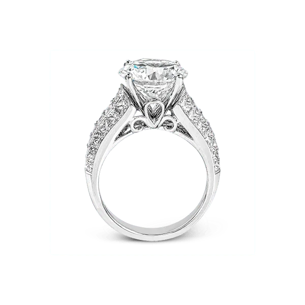 Platinum Semi-mount Engagement Ring Image 3 Diamond Showcase Longview, WA