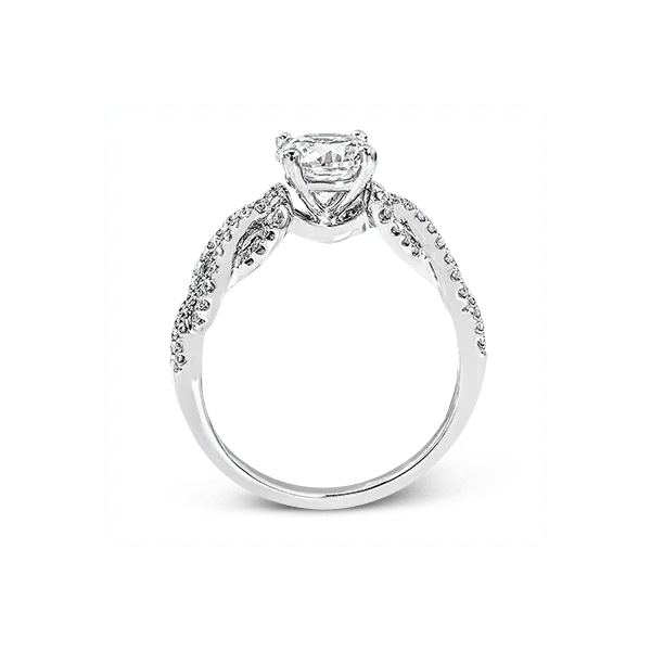 18k White Gold Semi-mount Engagement Ring Image 3 Diamond Showcase Longview, WA