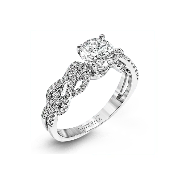 Platinum Semi-mount Engagement Ring Diamond Showcase Longview, WA
