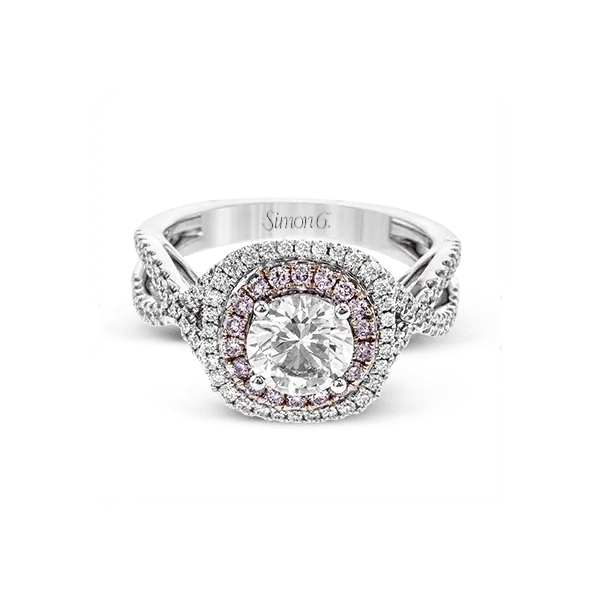 Platinum Semi-mount Engagement Ring Image 2 Diamond Showcase Longview, WA