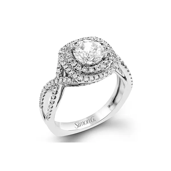 18k White Gold Semi-mount Engagement Ring Diamond Showcase Longview, WA