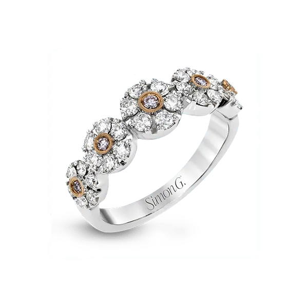 18k White & Rose Gold Diamond Fashion Ring Diamond Showcase Longview, WA
