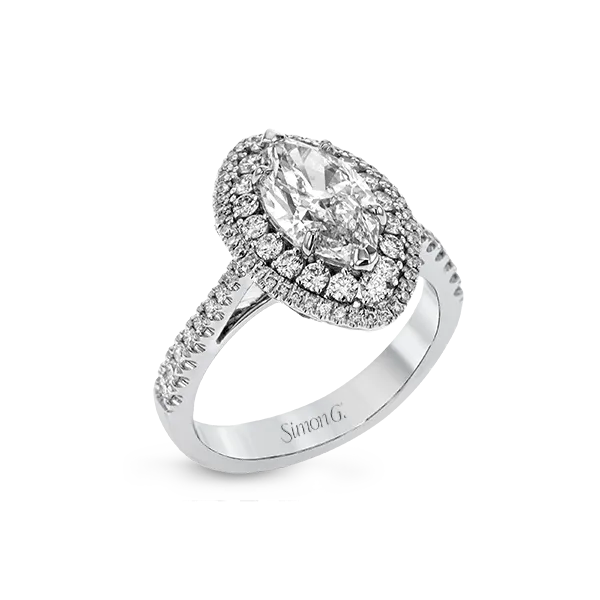 18k White Gold Semi-mount Engagement Ring Diamond Showcase Longview, WA