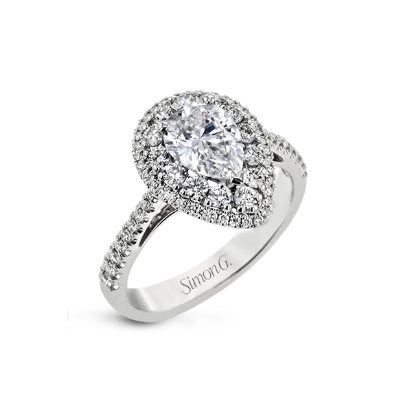 18k White Gold Semi-mount Engagement Ring Diamond Showcase Longview, WA