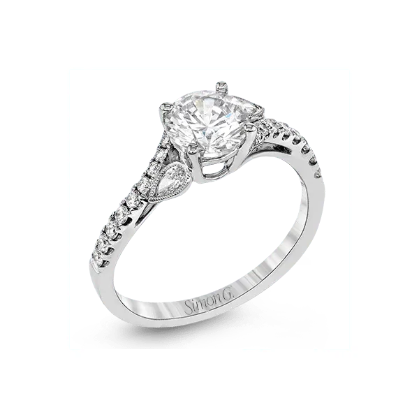 Platinum Semi-mount Engagement Ring Diamond Showcase Longview, WA